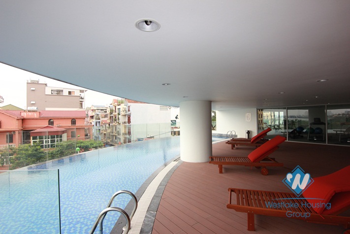 Lake view-Brand new apartment for rent in Tay Ho area-Watermark Building